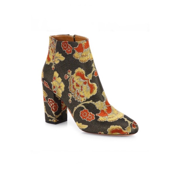 SOLD 🛍 NWT AQUAZZURA Floral Booties - Picture 8 of 8